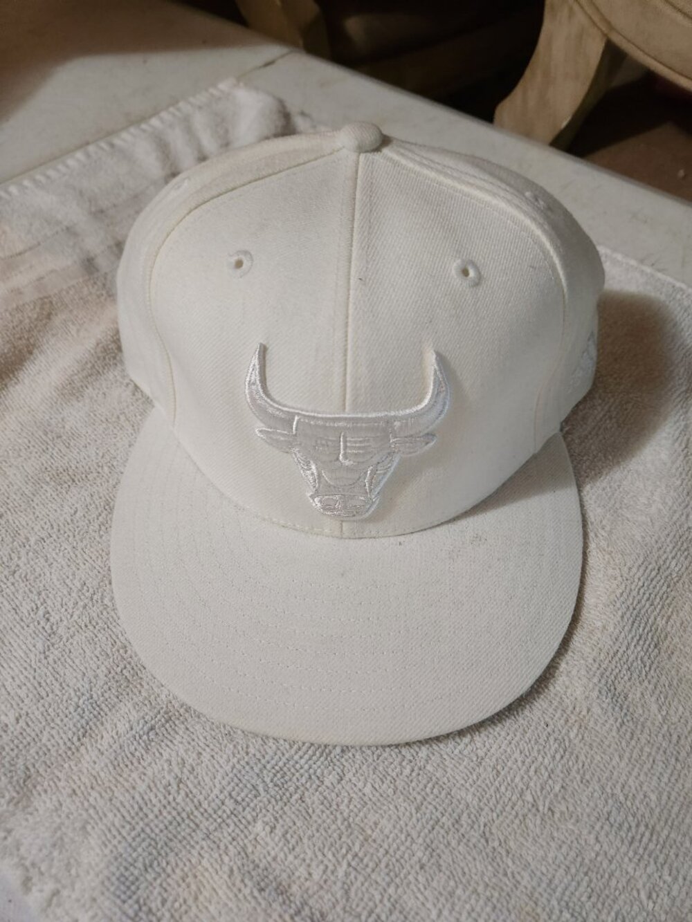 Chicago Bulls Adidas Fitted Lid 7 5/8" Cap Hat